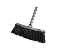 Faithfull Soft Broom With Screw On Handle 300mm (12In) Multi Colour (One Size)