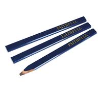 Faithfull Carpenterfts Pencils - Blue / Soft (Pack 3)