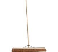 Faithfull FAIBRCOCO36H Broom Soft Coco 90cm (36 In) + Handle & Stay