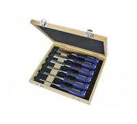 Faithfull Soft Grip Bevel Edge Chisel Multi Colour (Set Of 6: Storage Box: 6, 10, 13, 19, 25 & 32mm)