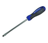 Faithfull Soft Grip Flared Slotted Tip Screwdriver 8mm 150mm