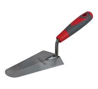 Faithfull Soft-Grip Gauging Trowel for Shaping & Applying Small Amounts of Cement - 175mm (7in) Steel Blade
