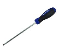 Faithfull Soft Grip Parallel Slotted Tip Screwdriver 5.5mm 150mm