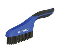 Faithfull Soft Grip Scratch Brush Multi Colour (Steel)