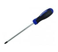 Faithfull Soft Grip Screwdriver, Pozidriv Multi Colour (Pz2 X 150mm)