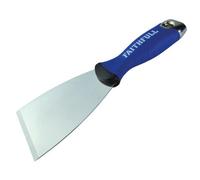 Faithfull Soft Grip Stripping Tool - 100mm Stainless Steel Blade For Paint And Wallpaper Removal