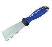 Faithfull Soft Grip Stripping Tool 50mm - Durable Stainless Steel Paint And Wallpaper Remover