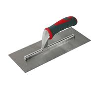 Faithfull Soft-Grip V Notched Mastic Trowel - 280 x 115mm, 3mm V Notch