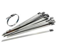 Faithfull - Stainless Steel Cable Ties 4.6 x 290mm (Pack 50)