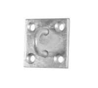 Faithfull Staple On Plate Multi Colour (Galvanised)