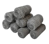 Faithfull Steel Wool, Assorted Grades 20G Rolls Pack 8 Faiasw8A