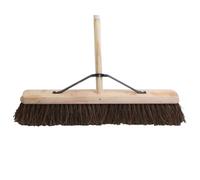 Faithfull Stiff Bassine Broom 600Mm (24In) + Handle & Stay