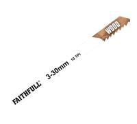 Faithfull T101B Wood Cutting Jigsaw Blades Pack of 5