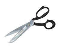 Faithfull Tailor Shears - Textile Cutting Scissors, Wear Resistant Carbon Steel with Chrome Plated Finish for Sharp & Accurate Cuts on Heavy & Lightweight Fabric, Thread, Yarn - 262mm (10.3in)