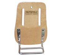 Faithfull Plier/Snips Holder Tan Leather - For Tool Belt, Brown