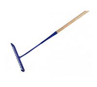 Faithfull Tarmac Rake 16 Round Teeth - Wooden Handled Multi Colour (One Size)