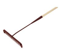 Faithfull Tarmac Rake Wood Handled 16T Round