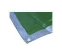 Faithfull Tarpaulin Green / Silver 5.4 X 3.6M (18 X 12Ft)