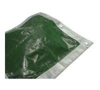 Faithfull Tarpaulin Green/silver Green / Silver (5.4 X 5.4M (18 X 18Ft))
