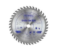 Faithfull FAIZ18040 Tct Circular Saw Blade 180 X 16Mm X 40T Pos