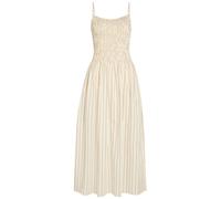Faithfull The Brand Araceli Striped Cotton Maxi Dress - Yellow - M (UK12 / M)