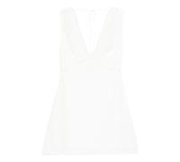 Faithfull the Brand Denise V-neck scalloped dress - White XS-S