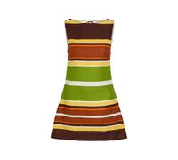 Faithfull The Brand Jacie Striped Linen Mini Dress - Stripe - M (UK12 / M)