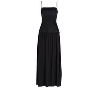 Faithfull The Brand Lenise Linen and Jersey Maxi Dress - Black - S (UK8-10 / S)
