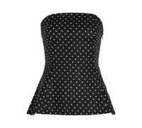 Faithfull The Brand Petro Polka dot Linen top - Black And White - S (UK8-10 / S)