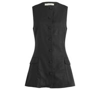 Faithfull The Brand Women's Jane Linen Vest Black