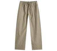 Faithfull The Brand Women's Vieu Relxaed Stripe Pants Khaki Stripe