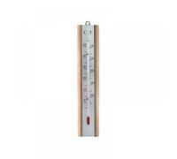 Faithfull Thermometer Wall Beech Silver 200Mm