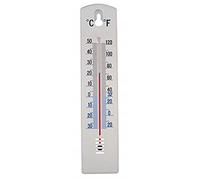 Faithfull THPLASTIC 200mm Thermometer Wall Plastic