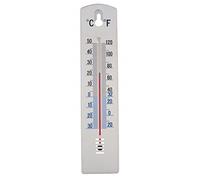 Faithfull THPLASTIC 200mm Thermometer Wall Plastic