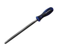 Faithfull Three-square Second Cut File, Handled