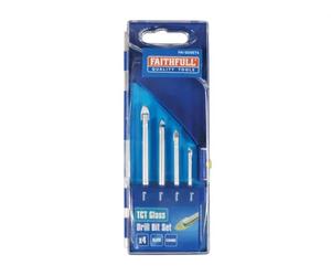 Faithfull Tile & Glass Drill Bit 3mm, 4mm, 5mm, 6mm, 7mm, 8mm 10mm | Set