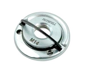 Faithfull Tool Free Angle Grinder Quick Change M14 Locking Flange Nut,FAIAGFNM14