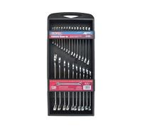 Faithfull Chrome Vanadium Comb Spanner Set, 25 Piece