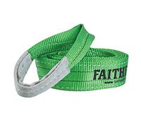 Faithfull XLP-02 3 METRE Lifting Sling Green 2 Tonne 60Mm X 3M