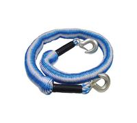 Faithfull Tow Rope Expanding 4m Metal Hooks 3 Tonnes
