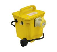 Faithfull Portable Site Transformer TRAN15 – 240V to 110V 1.5 kVA Single Outlet