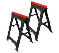 Faithfull TRESTLESP Plastic Trestles 82cm x 57cm (Set of 2)