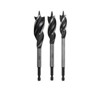 Faithfull Tri-Point Speed Auger Bit Set, 3 Piece