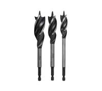 Faithfull - Tri-Point Speed Auger Bit Set, 3 Piece