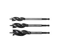 Faithfull Tri-Point Speed Auger Bit Set, 3 Piece FAITPASET3PC
