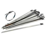 Faithfull Ts1-4-79680-316 Stainless Steel Cable Ties 7.9 X 680mm (Pack 50) Faict68079Ss