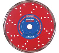 Faithfull Diamond Cutting Blade DB230TURB Turbo Cut – Fast Cut for Hard Material – 230 x 22 mm