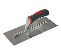 Faithfull Soft-Grip V Notched Mastic Trowel - 280 x 115mm, 3mm V Notch