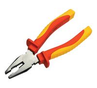 Faithfull VDE01001-7 Vde Combination Pliers 190Mm