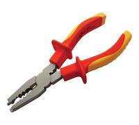 Faithfull FAIPLVDECEP6 VDE Electricians Pliers 160mm